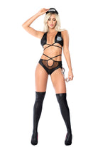 Cop costume, black two piece set, sexy lingerie, sexy costume, hot costume, hot lingerie, valentine's day costume, halloween costume, cop hat, sexy lingerie, black lingerie, bra set.